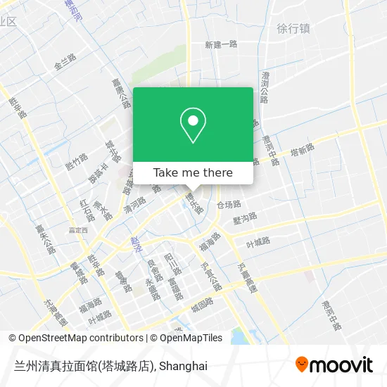 兰州清真拉面馆(塔城路店) map