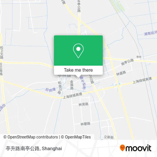 亭升路南亭公路 map
