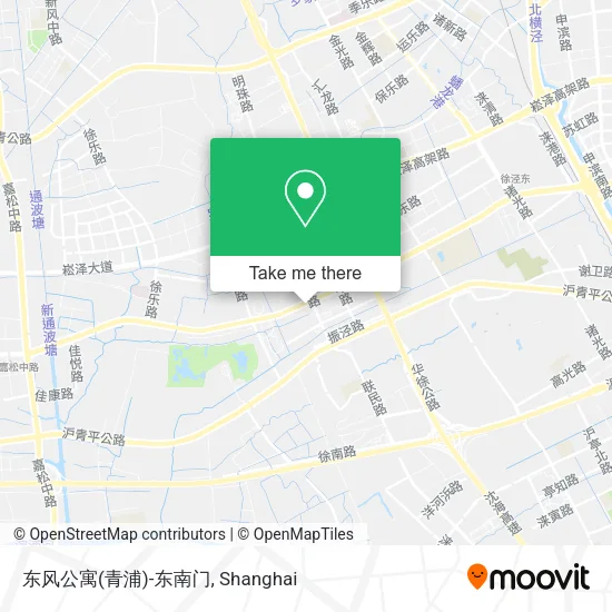 东风公寓(青浦)-东南门 map