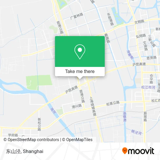 东山泾 map