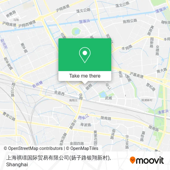 上海祺璟国际贸易有限公司(扬子路银翔新村) map