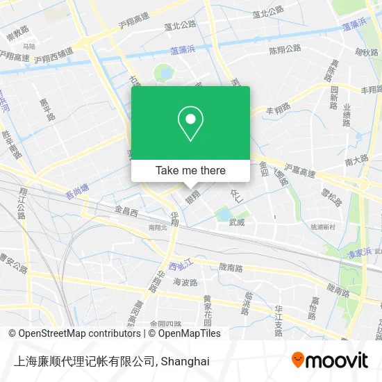 上海廉顺代理记帐有限公司 map