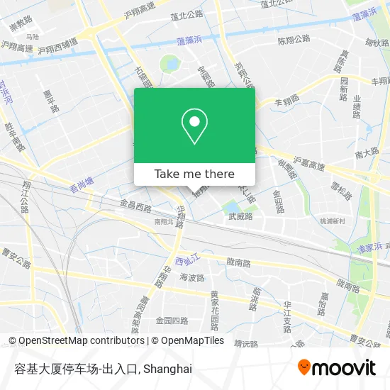 容基大厦停车场-出入口 map