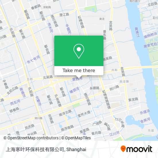 上海寒叶环保科技有限公司 map