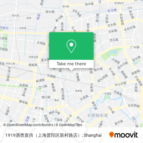 1919酒类直供（上海普陀区新村路店） map
