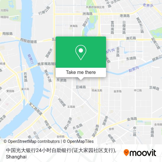 中国光大银行24小时自助银行(证大家园社区支行) map