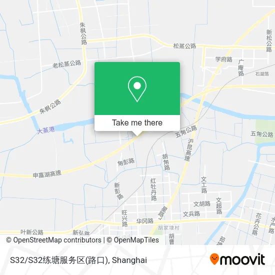 S32/S32练塘服务区(路口) map