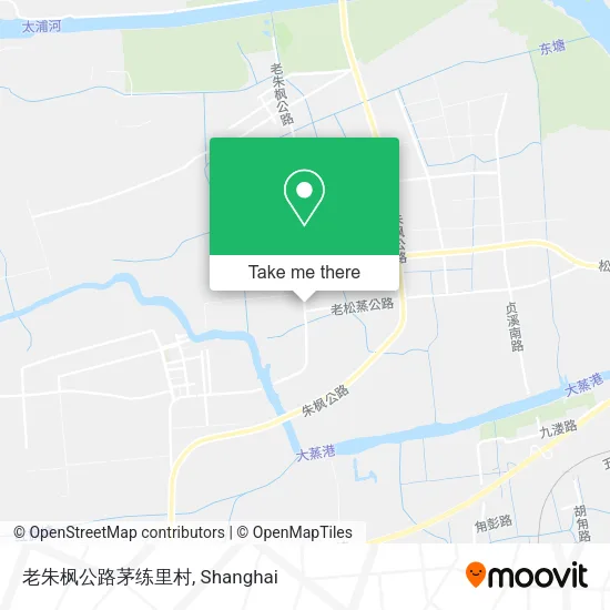 老朱枫公路茅练里村 map