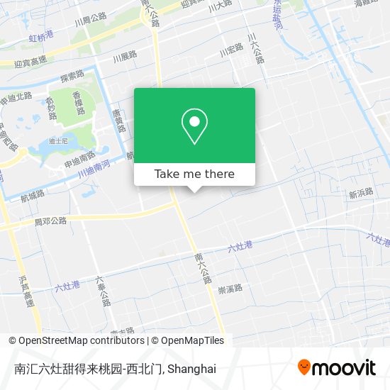 南汇六灶甜得来桃园-西北门 map