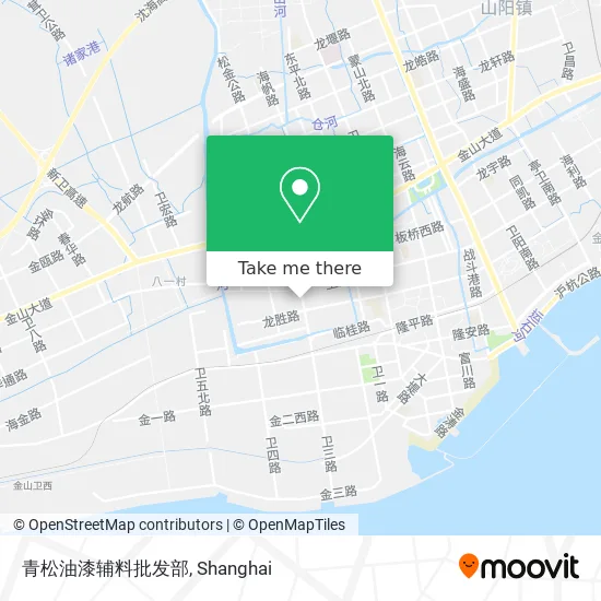 青松油漆辅料批发部 map