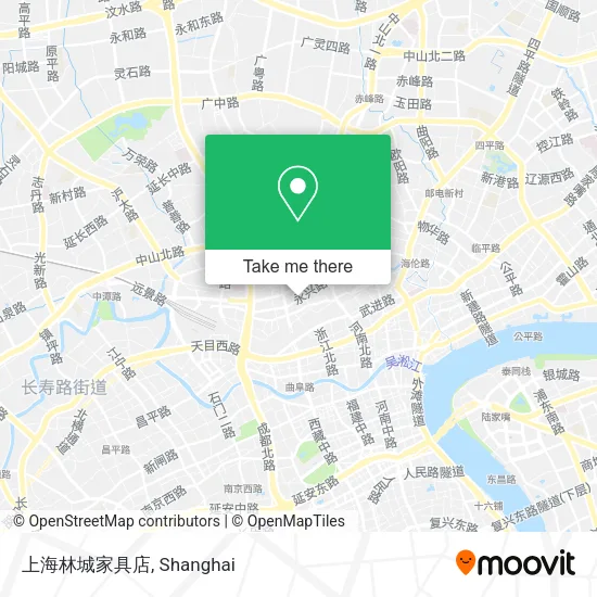 上海林城家具店 map
