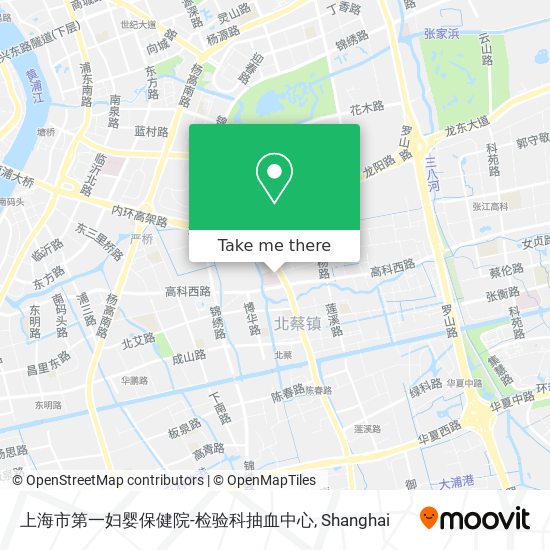 上海市第一妇婴保健院-检验科抽血中心 map