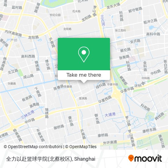 全力以赴篮球学院(北蔡校区) map