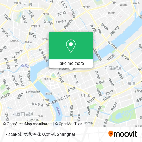 7'scake烘焙教室蛋糕定制 map