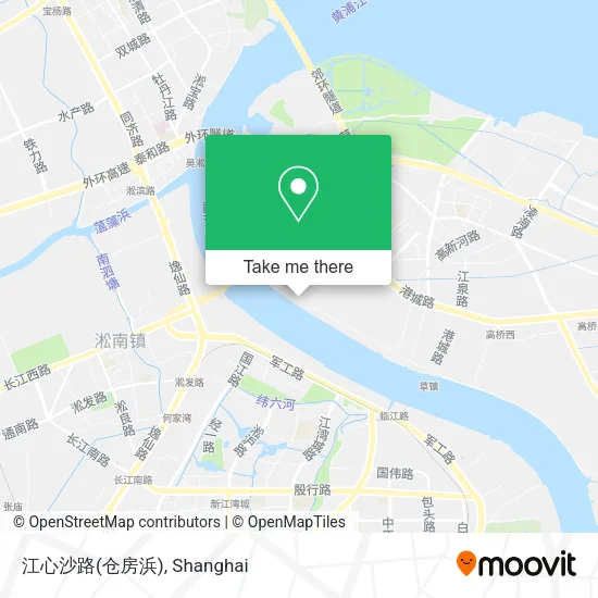 江心沙路(仓房浜) map