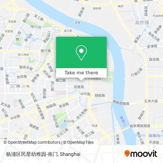 杨浦区民星幼稚园-南门 map