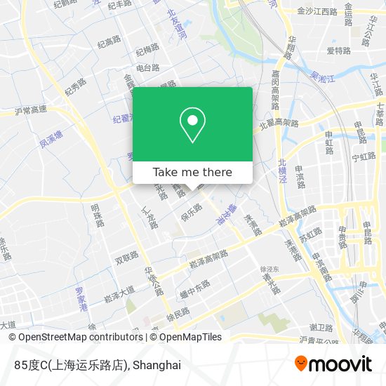 85度C(上海运乐路店) map