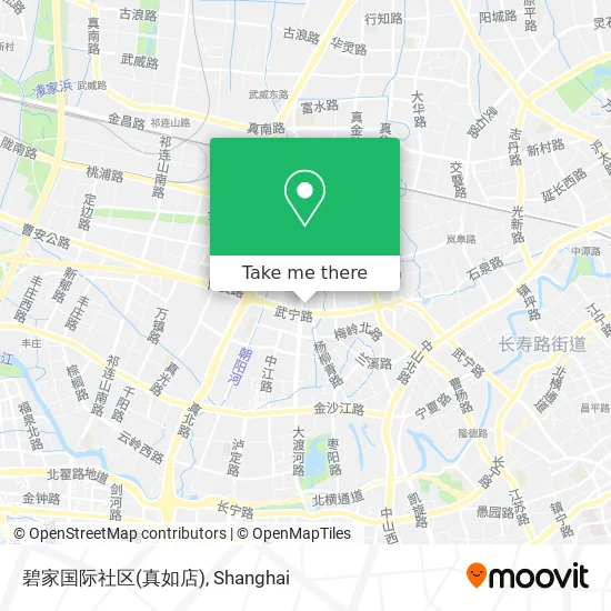 碧家国际社区(真如店) map