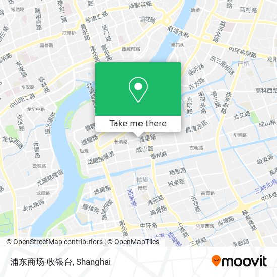 浦东商场-收银台 map