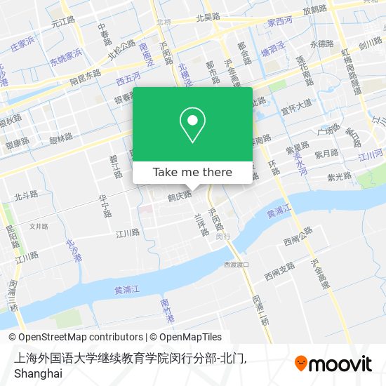 上海外国语大学继续教育学院闵行分部-北门 map