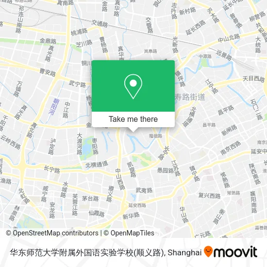华东师范大学附属外国语实验学校(顺义路) map