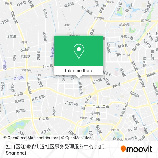 虹口区江湾镇街道社区事务受理服务中心-北门 map