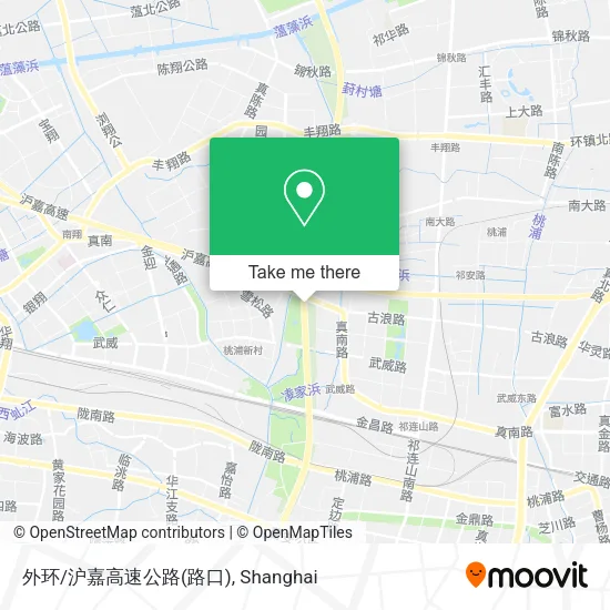 外环/沪嘉高速公路(路口) map