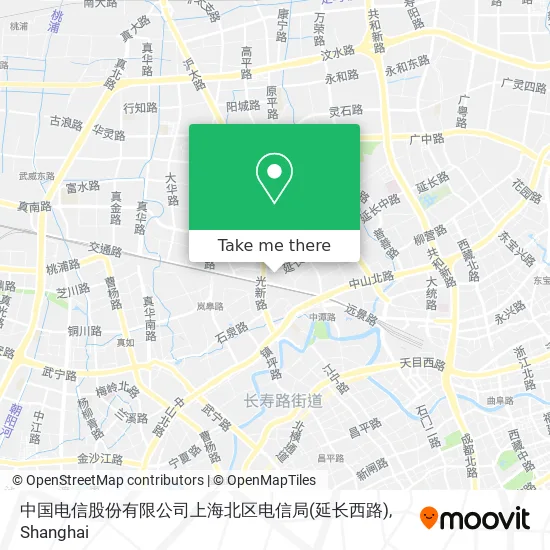 中国电信股份有限公司上海北区电信局(延长西路) map
