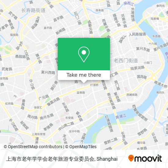 上海市老年学学会老年旅游专业委员会 map