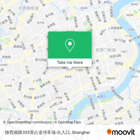 陕西南路333弄占道停车场-出入口 map
