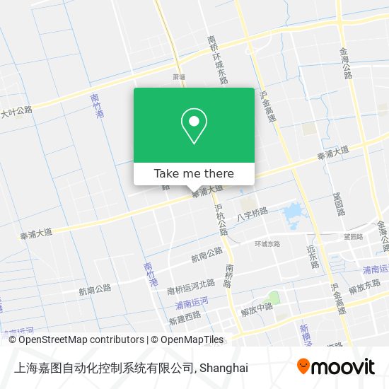 上海嘉图自动化控制系统有限公司 map