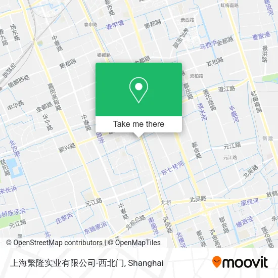 上海繁隆实业有限公司-西北门 map