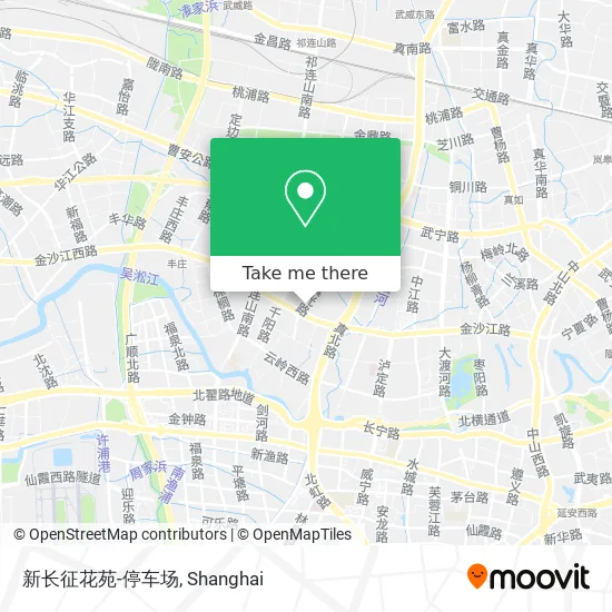 新长征花苑-停车场 map