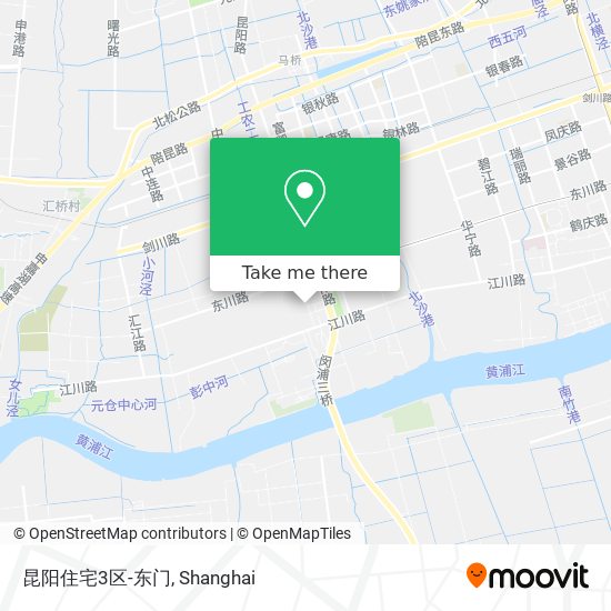 昆阳住宅3区-东门 map