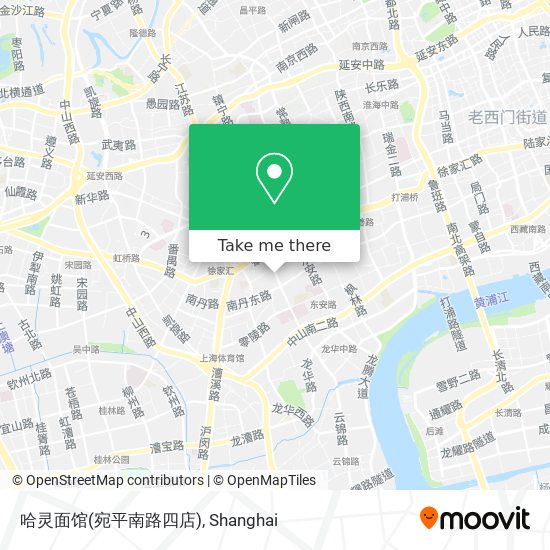 哈灵面馆(宛平南路四店) map