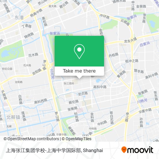 上海张江集团学校-上海中学国际部 map