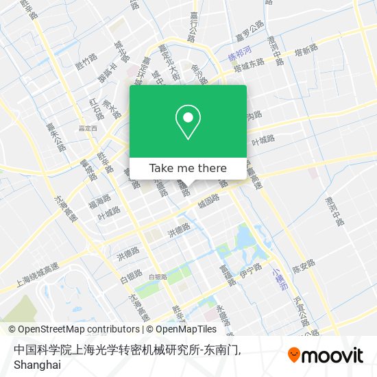 中国科学院上海光学转密机械研究所-东南门 map