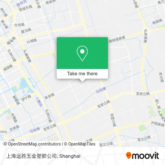 上海远胜五金塑胶公司 map