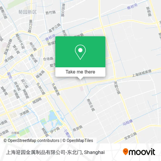 上海迎园金属制品有限公司-东北门 map