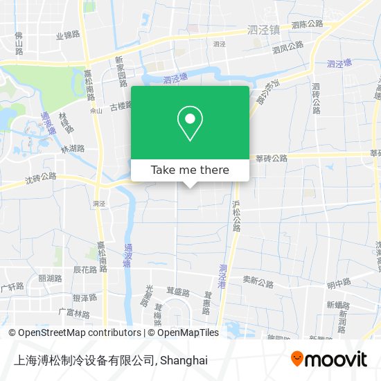 上海溥松制冷设备有限公司 map