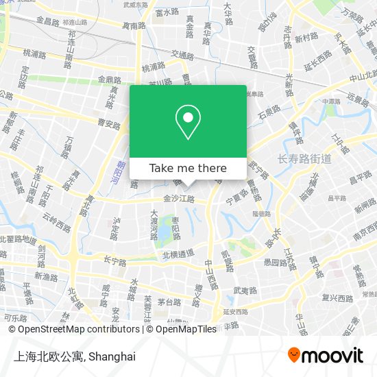 上海北欧公寓 map