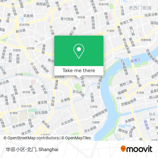 华容小区-北门 map