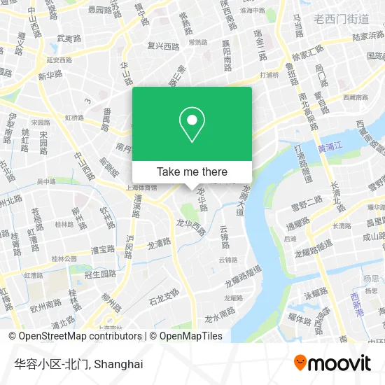 华容小区-北门 map