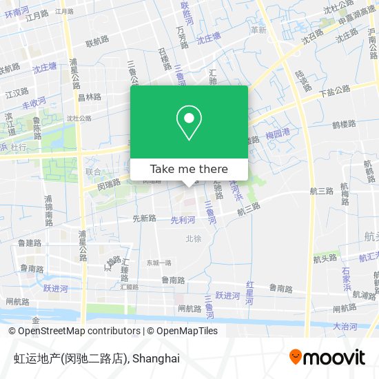 虹运地产(闵驰二路店) map