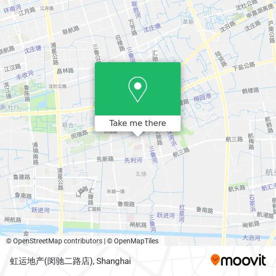 虹运地产(闵驰二路店) map