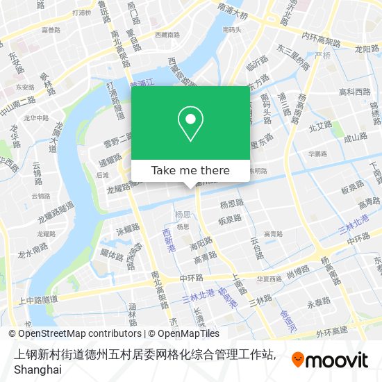 上钢新村街道德州五村居委网格化综合管理工作站 map