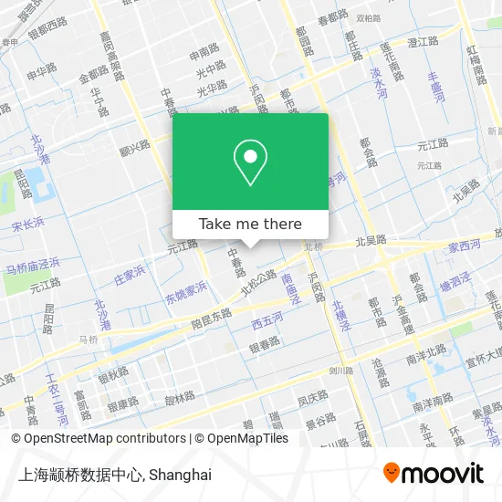 上海颛桥数据中心 map