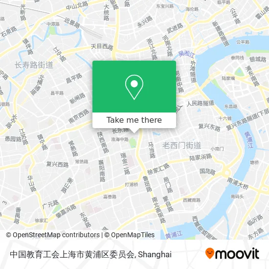 中国教育工会上海市黄浦区委员会 map
