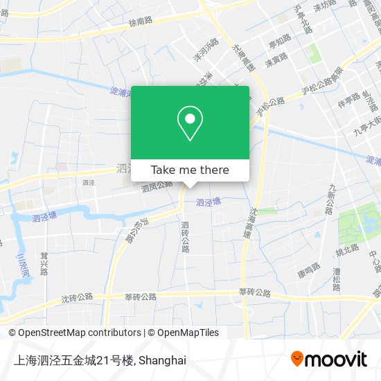 上海泗泾五金城21号楼 map