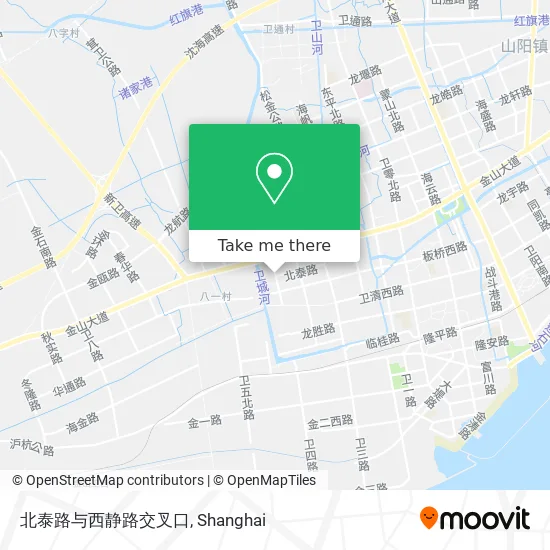 北泰路与西静路交叉口 map